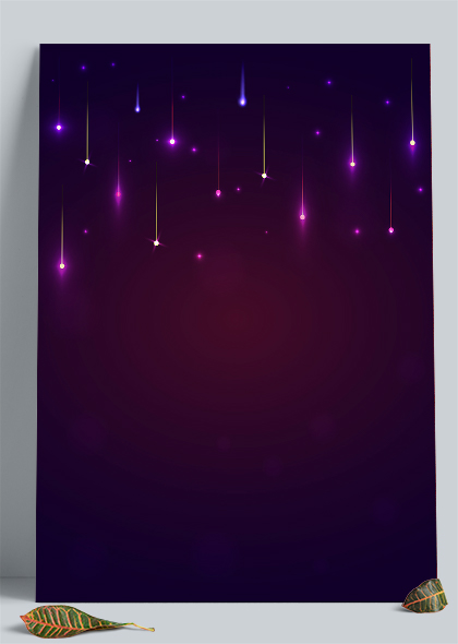 暗紫色星空背景流星雨背景AI素材