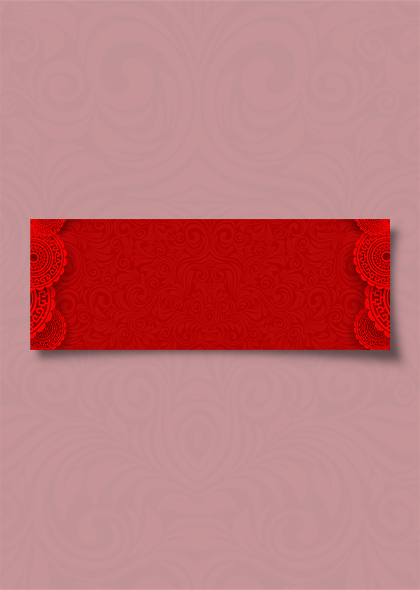 中国风元素底纹红色banner背景素材