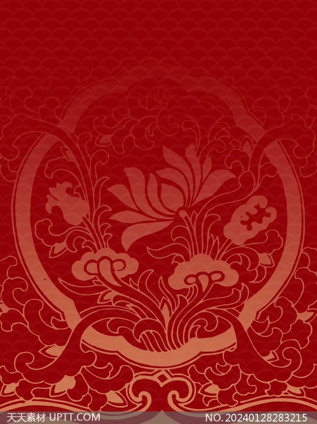 红色中国风底纹海报背景图片