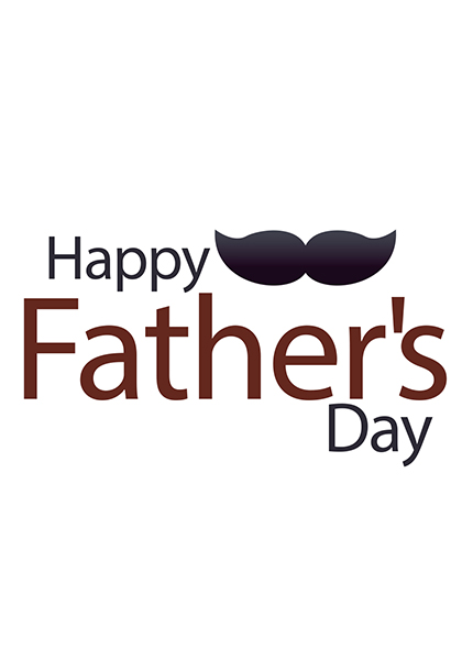 父亲节HAPPY FATHER’S DAY英文字体设计