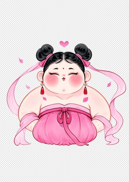 哪吒2石矶娘娘卡通搞怪PNG元素