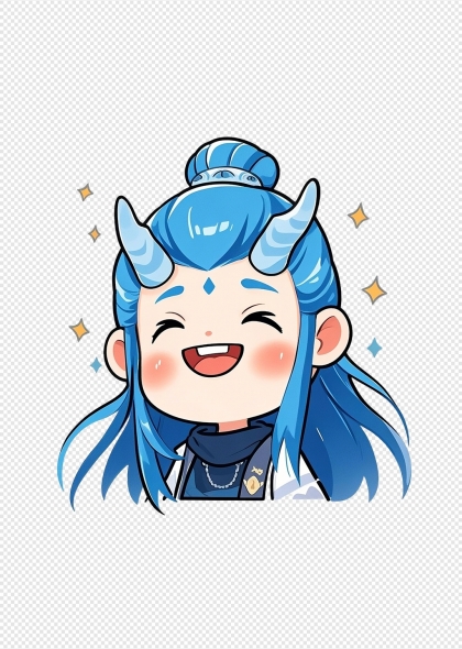 敖丙卡通头像敖丙卡通角色插画