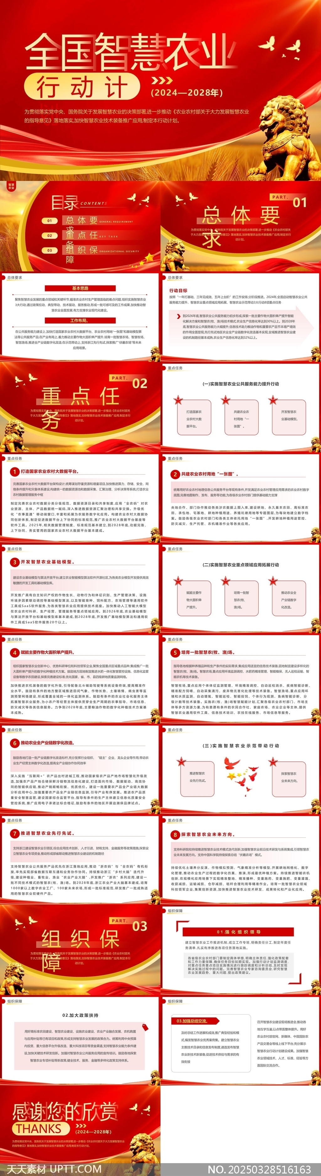 全國(guó)智慧農(nóng)業(yè)行動(dòng)計(jì)劃2024至2028年總體要求重點(diǎn)任務(wù)PPT模板