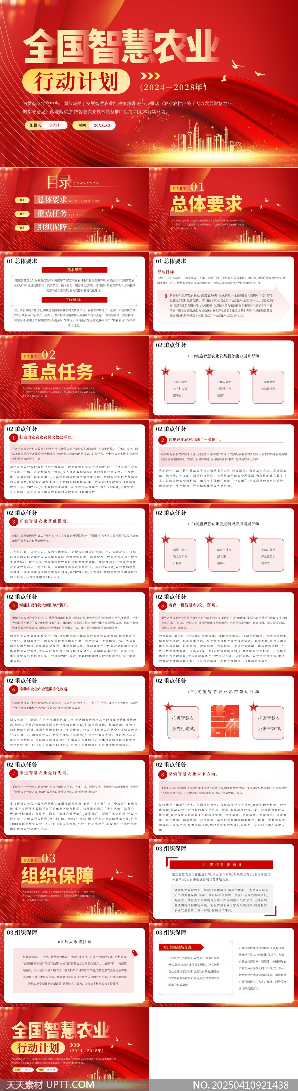 全國智慧農業(yè)行動計劃2024-2028年PPT模板