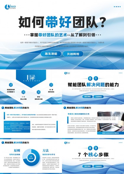 团队管理与领导力提升实战指南PPT模板
