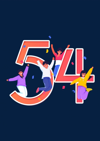 54青年節(jié)歡樂慶祝藝術(shù)字設(shè)計