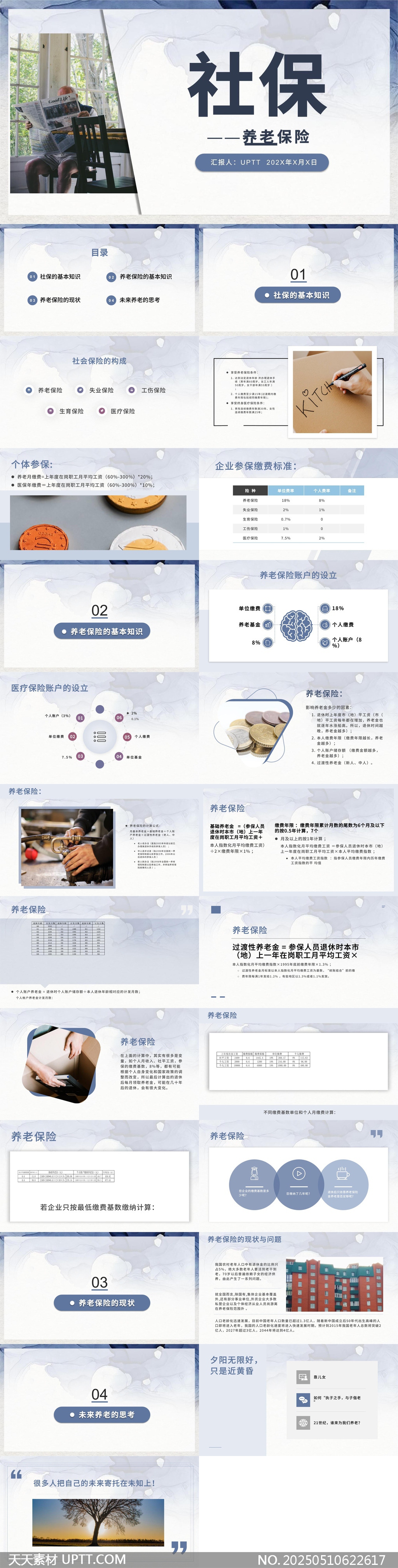 社保與養(yǎng)老保險(xiǎn)知識(shí)詳解PPT模板