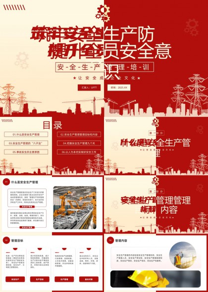 安全生產(chǎn)管理培訓(xùn)內(nèi)容詳解PPT模板