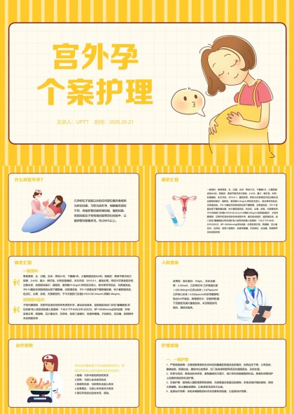 宫外孕个案护理详细流程与注意事项PPT模板