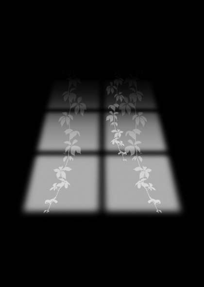 窗戶陽光藤蔓投影光影元素素材