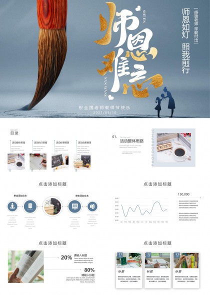 教师节活动策划与执行方案PPT模板