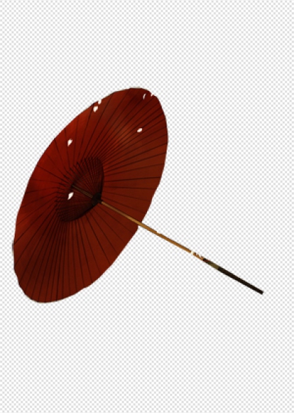 红色油纸伞传统工艺文化免抠插画元素