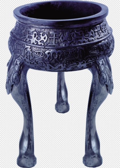 青铜鼎古代文物历史文化遗产免抠插画