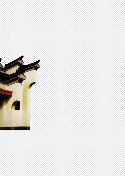 古代建筑飞檐斗拱传统文化免抠元素