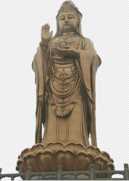 南海观音佛像免抠PNG图片