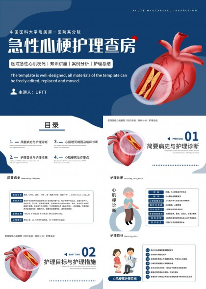 急性心肌梗死護理查房知識講座案例分析護理總