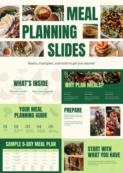 健康饮食规划指南PPT模板