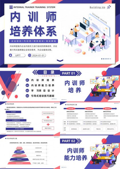 企业内训师培养体系与能力提升方案PPT模板