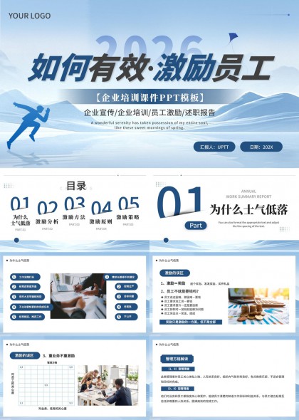 企业员工激励策略分析与实践方法培训课件PPT模板