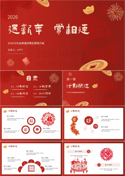 春节品牌营销策划方案PPT模板