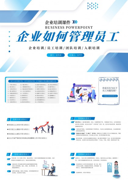 企业员工性格类型分析与管理策略指南PPT模板