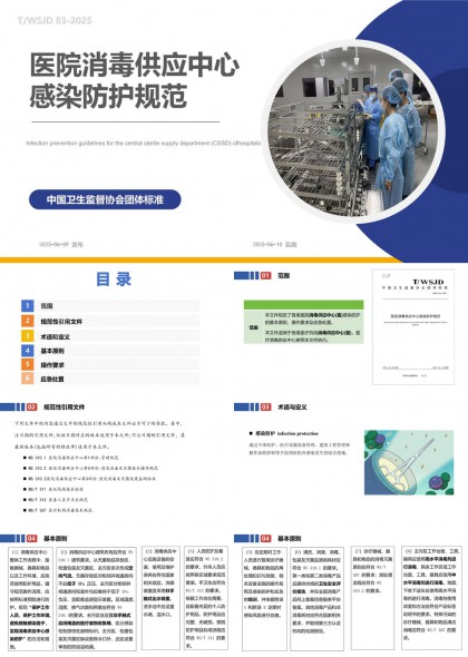 医院消毒供应中心感控防护规范操作流程图解PPT模板