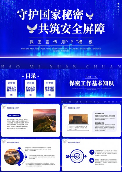 国家保密宣传机关工作法律知识PPT模板