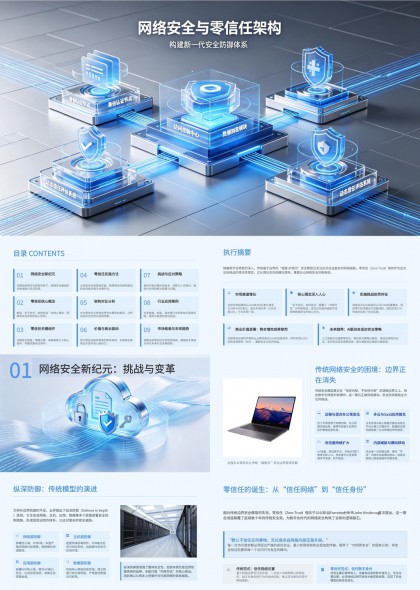 网络安全与零信任架构构建新一代安全防御体系PPT模板
