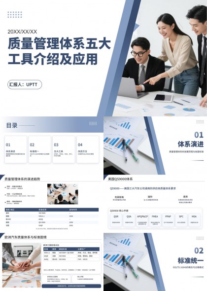 质量管理五大工具应用详解PPT模板