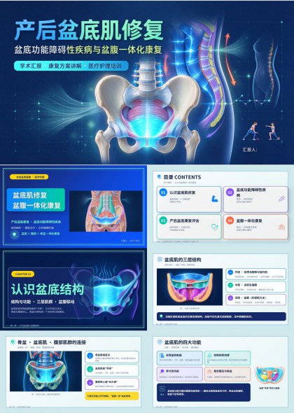 产后盆底肌修复与康复方案讲解学术汇报PPT课件